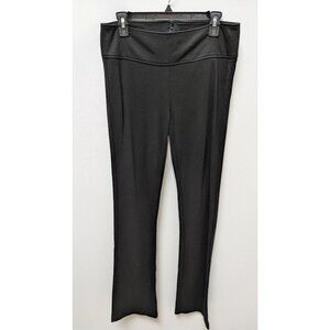 Cabi Black Flared Leg Faux-Pocket Trouser Pants
